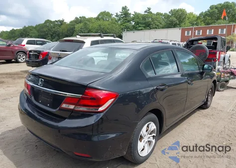 2014 Honda Civic Lx from USA, damaged, VIN 19XFB2F54EE240685